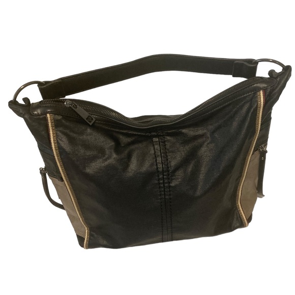 Sondra Roberts Squared Black Bag with Color Detail-NWT!